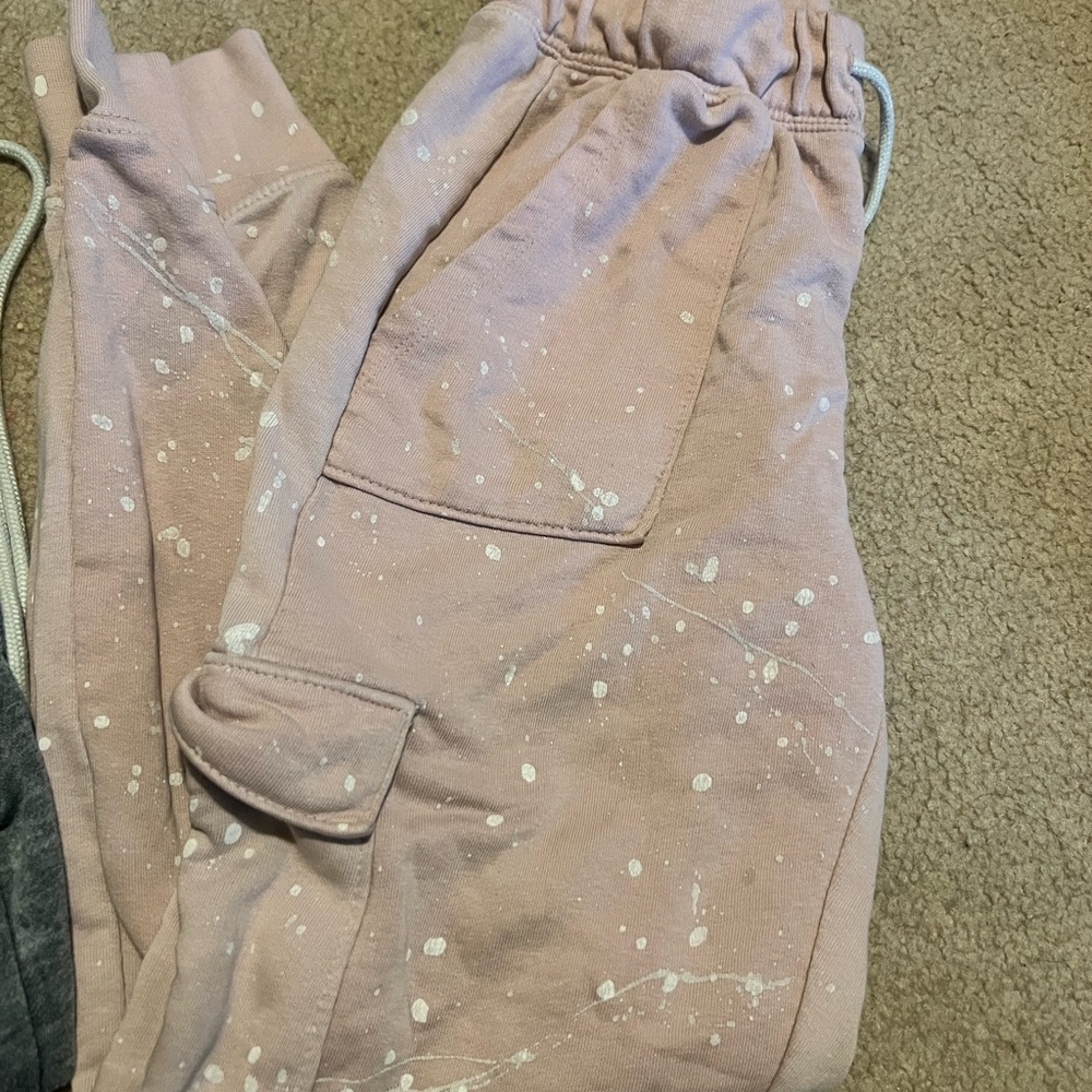 Pink Splatter Jogger Pants